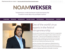 Tablet Screenshot of noamwekser.com